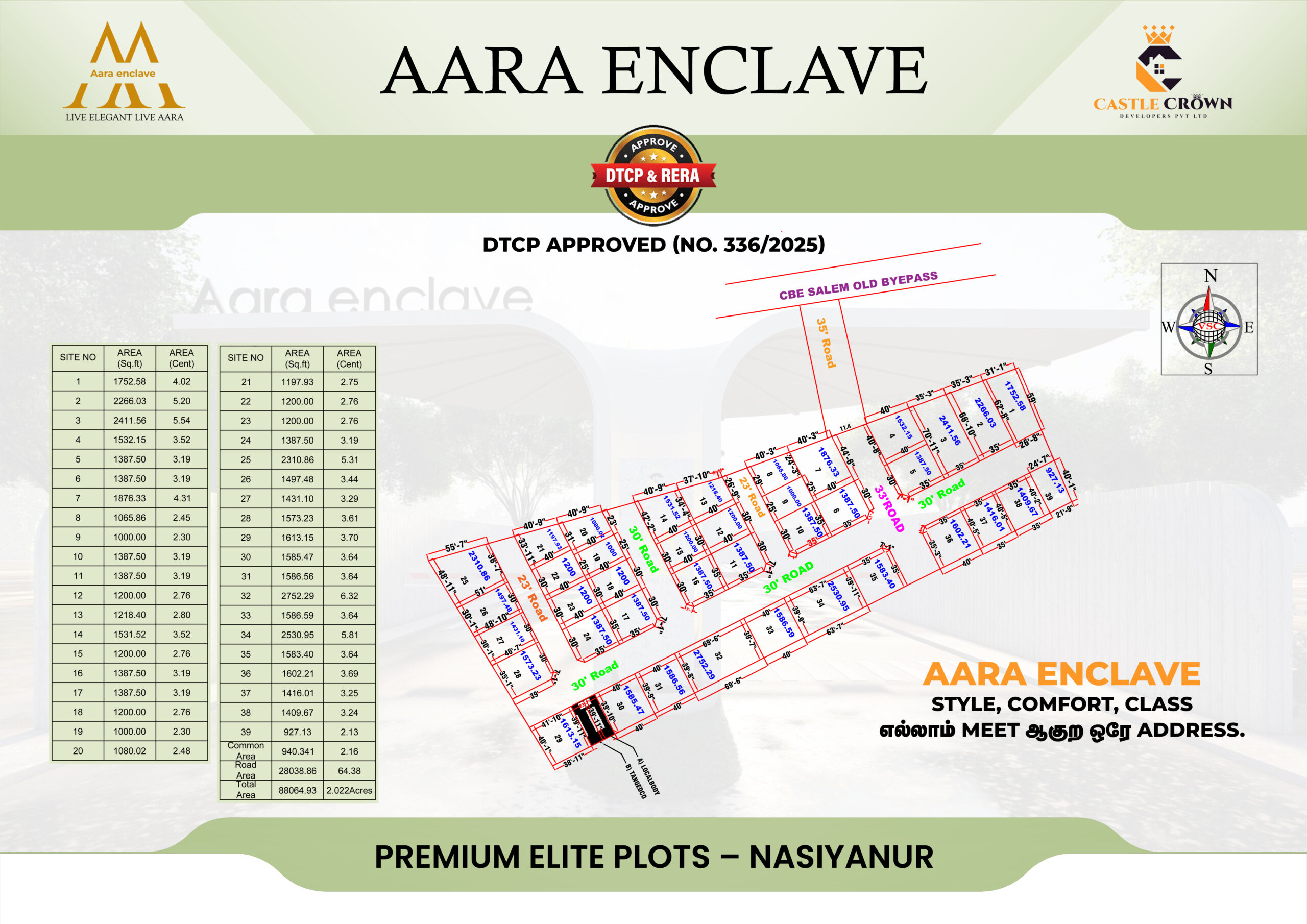 AARA ENCLAVE Site Plan